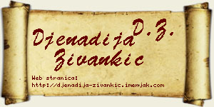 Đenadija Živankić vizit kartica